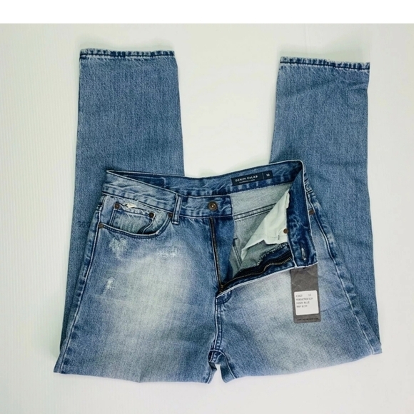 Denim Colab Jeans Womens Size 10 Merewether Slim Moon Blue NWT Saltwater Song - Picture 4 of 16